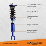 Комплект для автомобиля Nissan 350z coilovers 2003 - 2008 Shock Absorbers Suspension Kits Coil Coilovers Struts lowering kit
