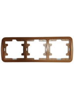 Рамка 2-я горизонтальная Makel Mimoza белая 22012