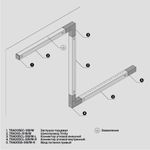 Комплектующие для систем освещения с токоведущими элементами Technical TRA005CL-31B-R