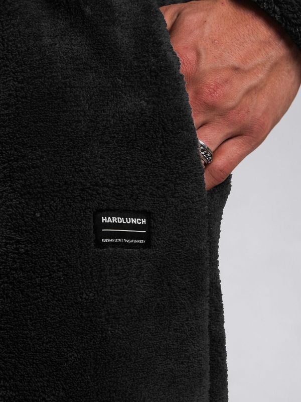 Брюки плюшевые черные - фото 6