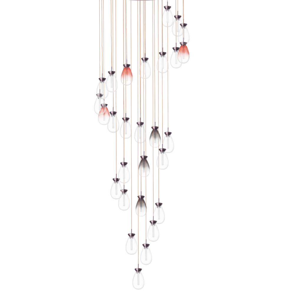 805289 Люстра COLORE LED 28х4W 5600LM КОФЕЙНЫЙ/МУЛЬТИКОЛОР 3000K