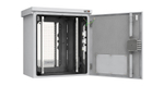 Шкаф настенный 19", 15U TLK TWK-158256-M-GY-KIT01
