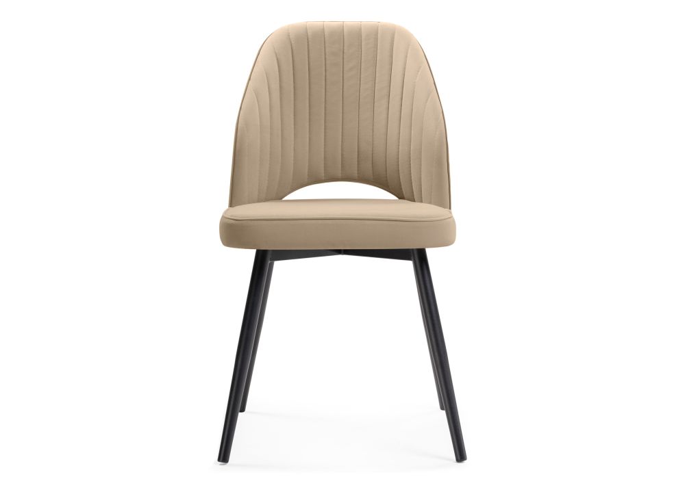 Стул на металлокаркасе Брейния velutto 05 / черный