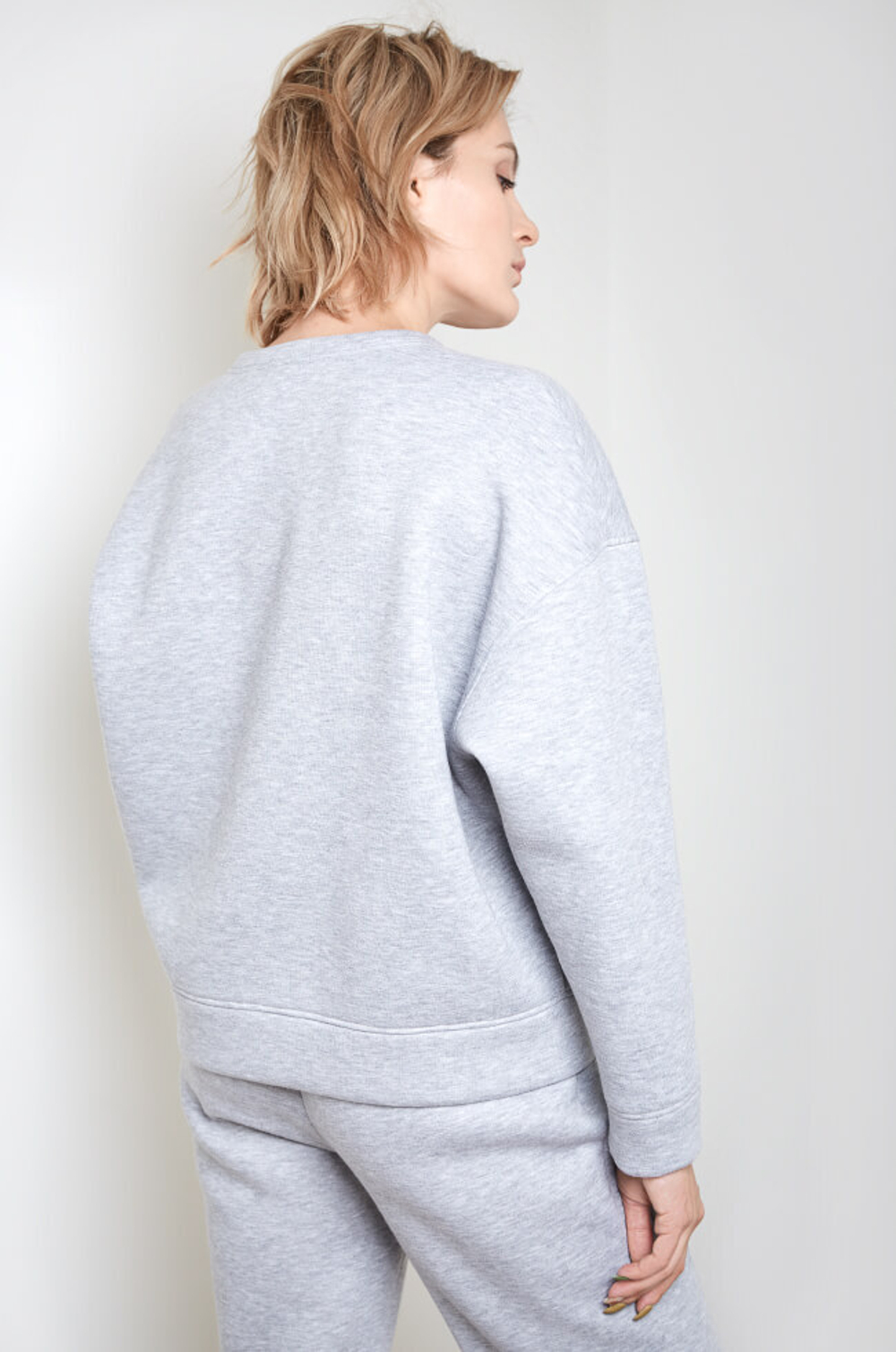 22436 Джемпер женский (серый меланж)