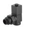 Набор дизайн-вентилей Royal Thermo CUBE, угловой (черный) 1/2quot; — (1)