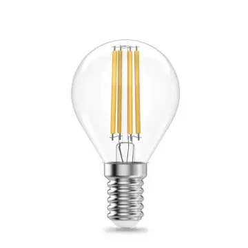 Лампа Шар 10W 650lm 2700К Е14 LED 52110 Filament Elementary Gauss