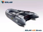 Лодка надувная моторная solar-420 strela jet tunnel