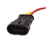 DJ7031-1.5-11 автомобильный разъем штекер с проводом 20см (3-х контактный)