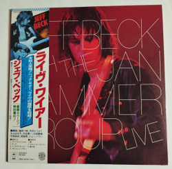 Винтажная виниловая пластинка LP Jeff Beck With The Jan Hammer Group Live (Japan 1977) (Obi) NM