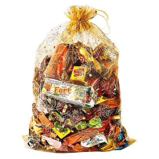 Мешочек из органзы золотой (мешочки) – Премиум 1000 г.