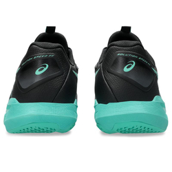 Мужские теннисные кроссовки Asics Solution Speed FF 4 - black/aurora green