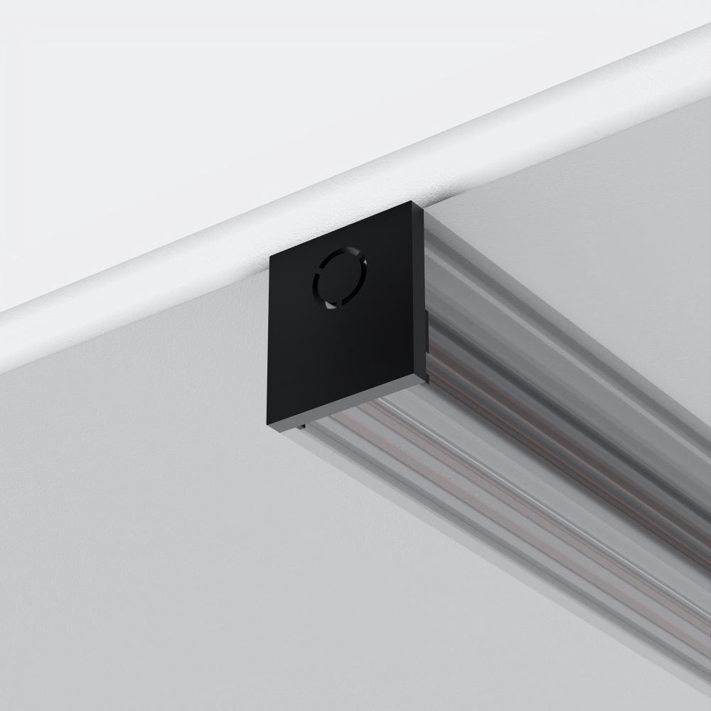 Заглушки для накладного низкопрофильного шинопровода 2шт. Maytoni Exility TRAM034EC-41B