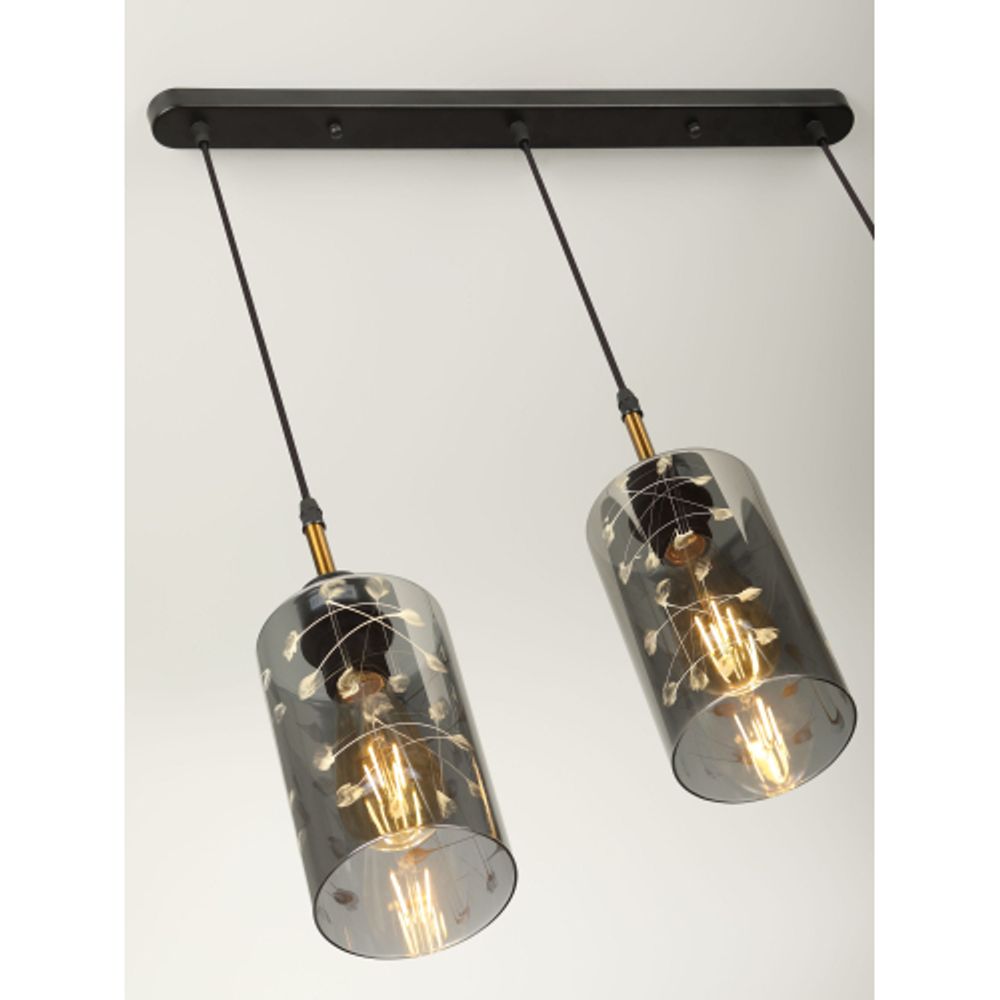 Светильник подвесной (подвес) Rivoli Eileen 9154-203 3хЕ27 60 Вт модерн | Rivoli