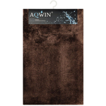 Коврик для ванной, 0.5х0.8 м, ПЭ, корич, Aqwin, Велюр, TR1551CH