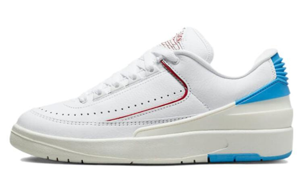 Кроссовки Jordan Air Jordan 2 Low "Gym Red And Dark Powder Blue" (Женская размерная сетка)