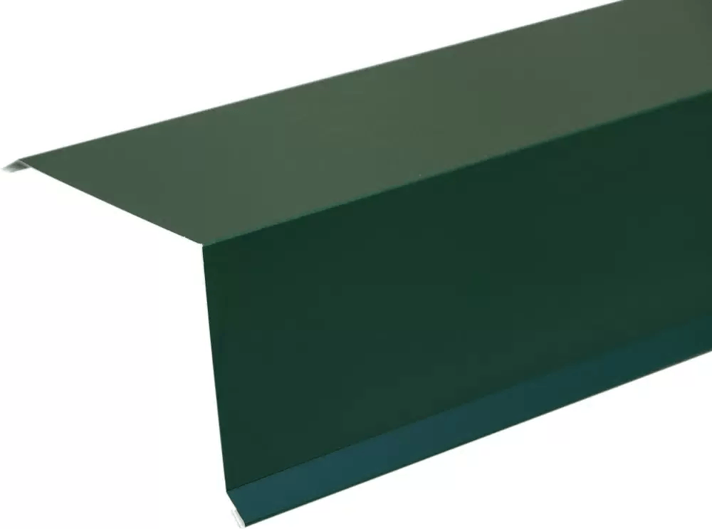 Планка торцевая (ветровая) // 95х120х2000мм // RAL 6005 Зеленая