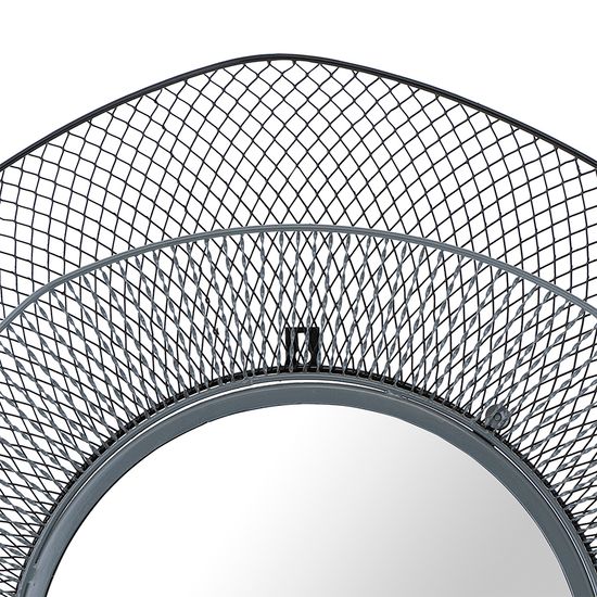 Зеркало настенное vinger, D79 см, черное