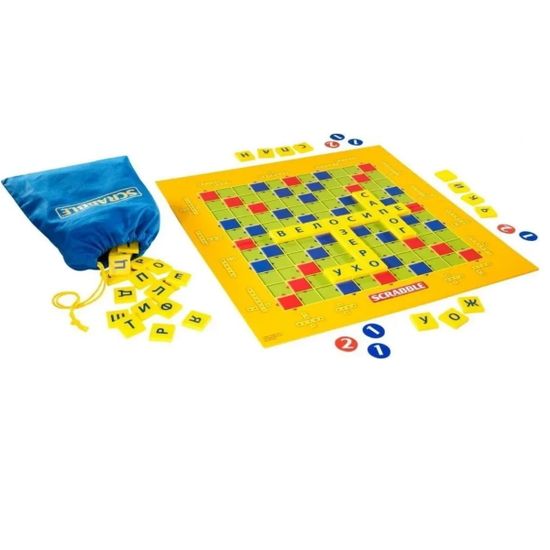Настольная игра Mattel Scrabble Джуниор (скраббл)