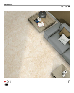 Керамогранит glossy №6, 60х120, 6483