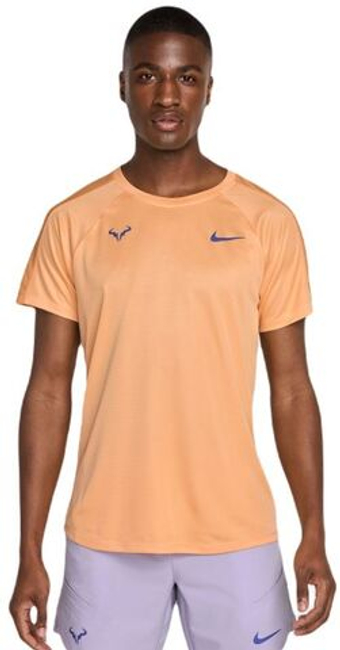 Мужская теннисная футболка Nike Rafa Challenger Dri-Fit Tennis - Оранжевый