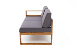 Софа BOOKA 2-х местная с правым подлокотником из акации