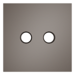 Накладка для розетки телевизионной оконечной TV+SAT, S70 (капучино)