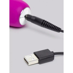 Вибратор Happy Rabbit Slimline Realistic перезаряжаемый, фиолетовый