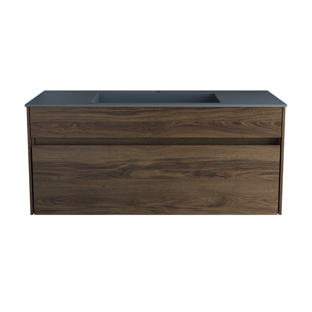 Тумба под раковину Vincea Chiara 1000 подвесная, 1 выкатной ящик soft-close, C.Oak