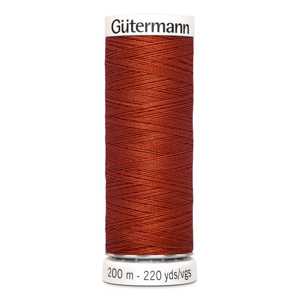 Нитки универсальные Gutermann Sew-all 100 (200 метров), 5 кат. | 837 терракот