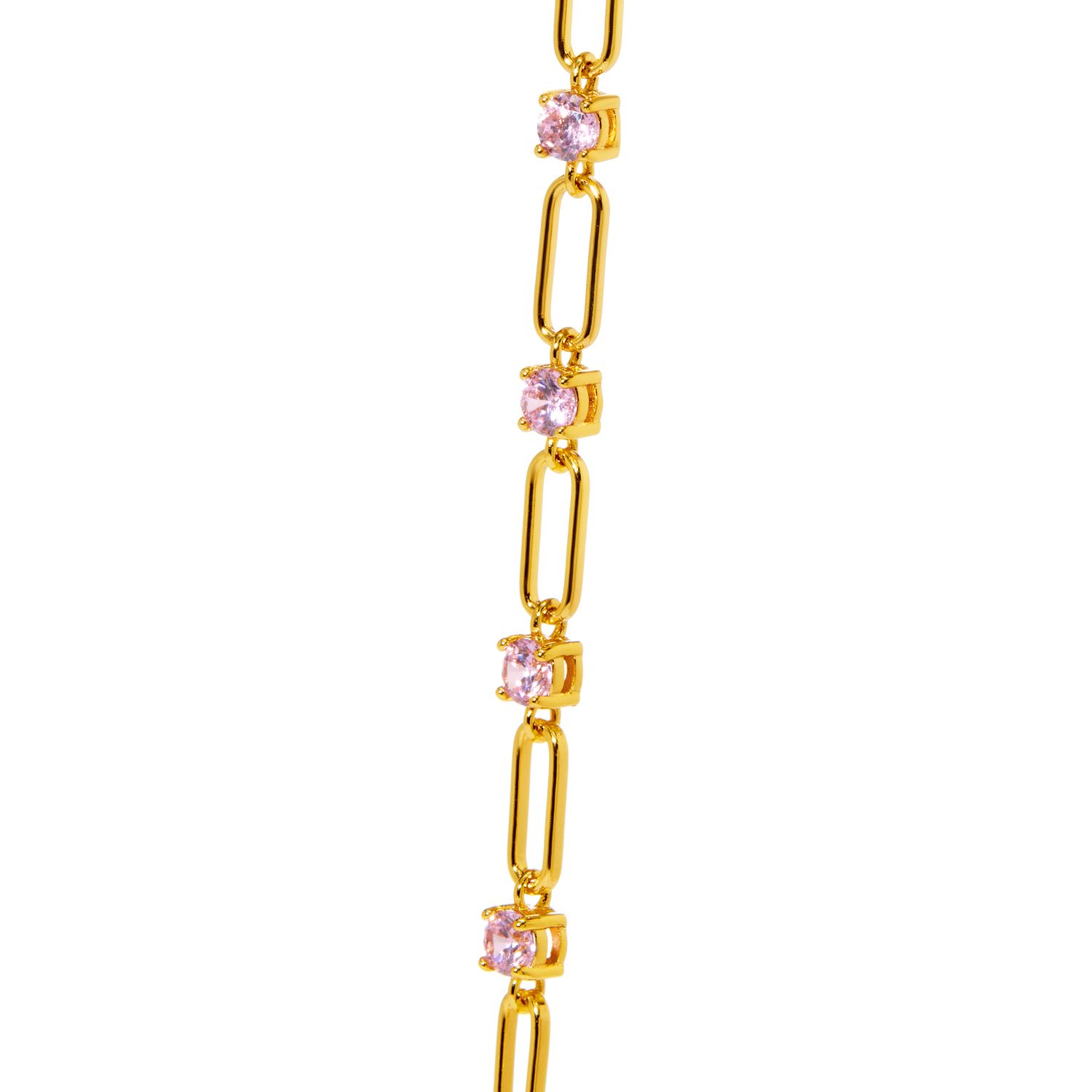 Браслет Amazing Gold Circle Bracelet - Pink