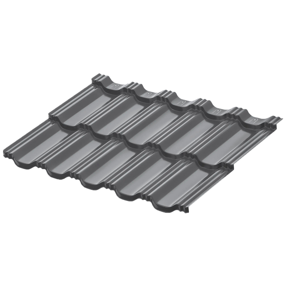 Модульная металлическая черепица AQUASYSTEM ГЁТЕБОРГ, покрытие Rooftop Шелк