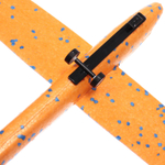 Самолет метательный «Истребитель» 35*37 см, запуск с пистолета, микс