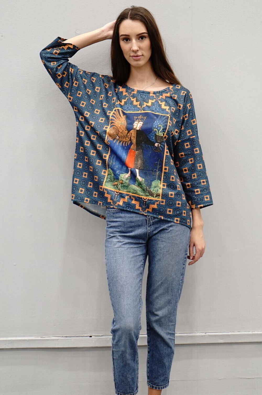 Туника "Алхимия", по мотивам алхимического манускрипта XV века "Коронованный Андрогин"