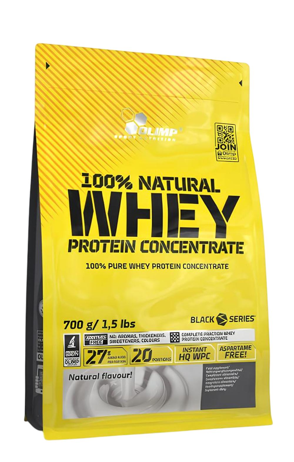 OLIMP Whey Protein Concentrate 100% (700g.) , Концентрат сывороточного протеина, Натуральный вкус