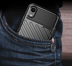 Чехол для iPhone XR цвет Black (черный), серия Onyx от Caseport