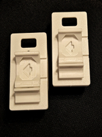 Набор 2 шт., Крепление-держатель для Aqara LED strip driver, 3D печать, белый