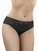 Женственные трусы-слипы средней посадки (Размер: 42) (Цвет: пудровый)