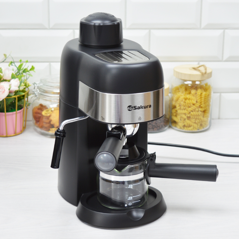 Кофеварка 0,25л 800Вт рожкового типа SA-6115