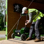 Газонокосилка аккумуляторная Greenworks GC82HPLM76 82В (без АКБ и ЗУ) нож 76 см, 2519207