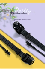 Очки для плавания, черная маска