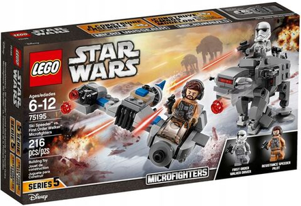Конструктор LEGO Star Wars - Бой пехотинцев Первого Ордена против спидера на лыжах - Лего Звездные войны 75195