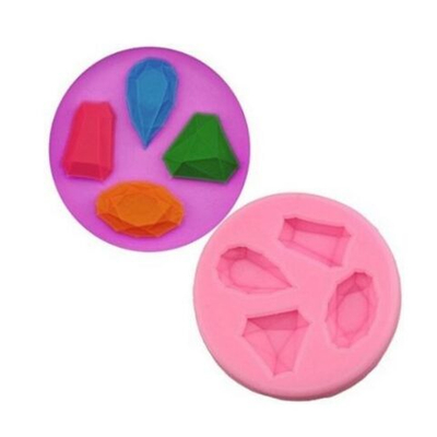 Молд силиконовый «Драгоценные камни», микс