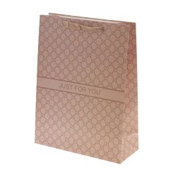 GAEM Пакет подарочный L (бумага 230г/м2, блок микс 12шт), L30 W12 H40 см, 4в.