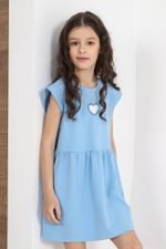 Платье для девочки Сьюзи-2 Виотекс ГОЛУБОЙ