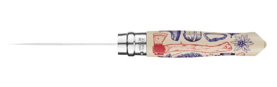 Складной нож Opinel №8, Escapade Bivouac , 002444 c клинком из стали Sandvik™ 12С27, рукоять дерево (Бук)