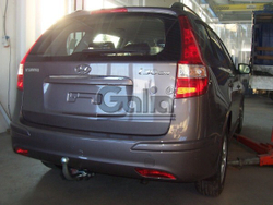 Фаркоп оцинкованный Galia H076A для Hyundai i30 универсал 2007-2012(паспорт и сертификат в комплекте)(без электрики)