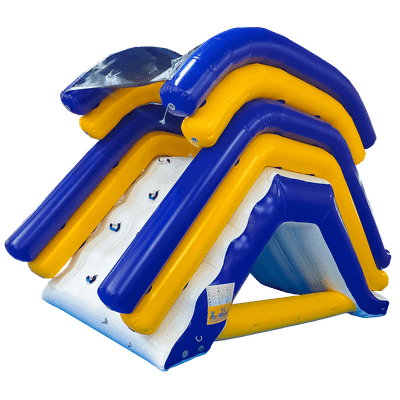 Надувная герметичная водная горка «АкваГлайд» ПВХ 0,9 мм, 4х2х3.2 м