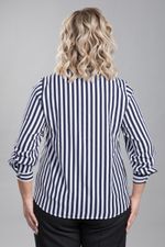 Блузка 1172 синие полоски Novita (Акция)