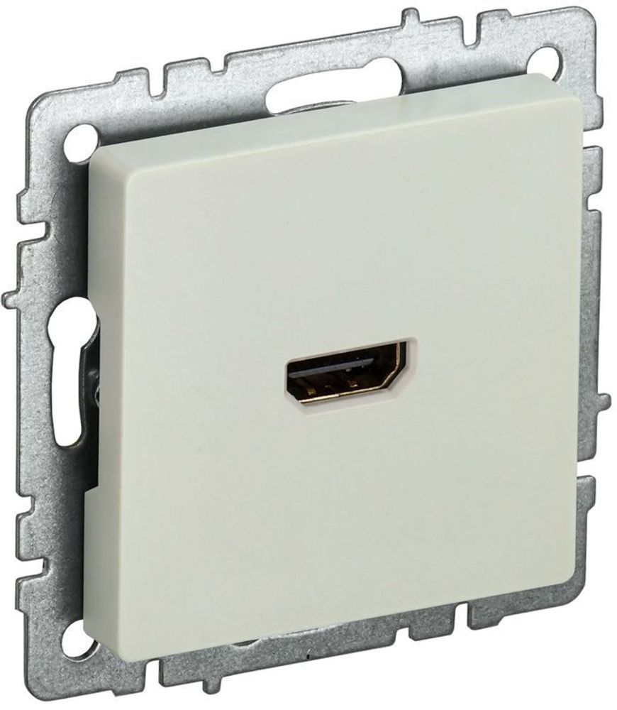 Розетка СП BRITE HDMI РHDMI-0-БрКр механизм беж. IEK BR-H10-K10