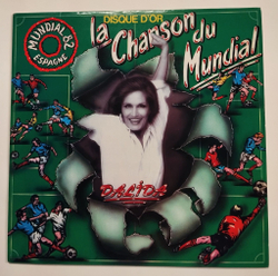 Винтажная виниловая пластинка LP Dalida Далида Disque DOr La Chanson Du Mundial (France 1982)